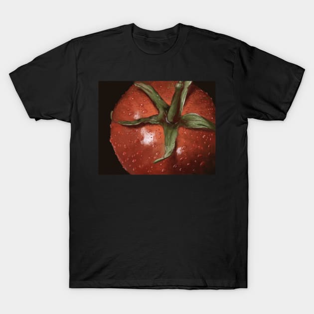 Tomato HyperRealistic Painting T-Shirt by missdebi27